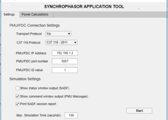 Synchrophasor Application Tool
